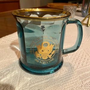 Vintage Air Force One Glass Mug
